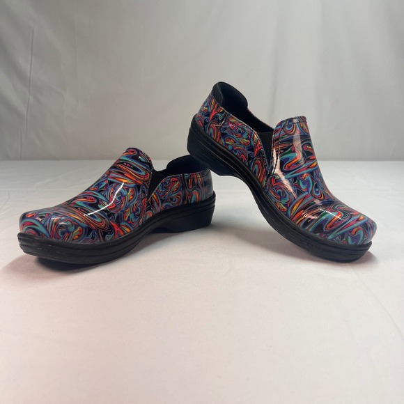 Klogs Footwear Moxy Swirl Print Leather‎ Clogs Shoes Women's Size 6.5 - Picture 9 of 9